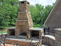 Outdoor Fireplace